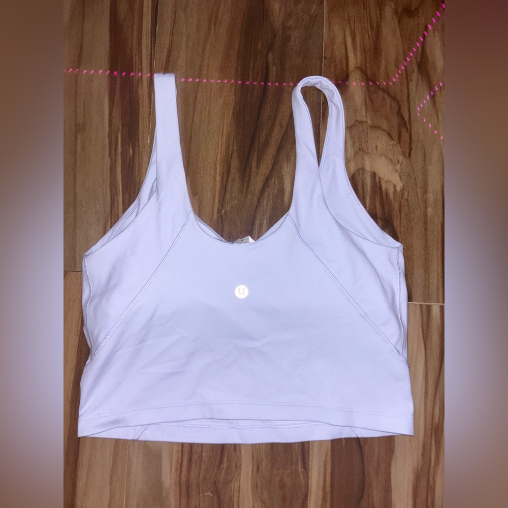 Lululemon White Athletic Top
